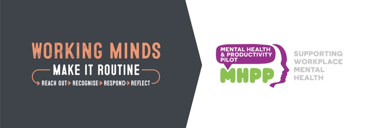 MHPP and Working Minds logo