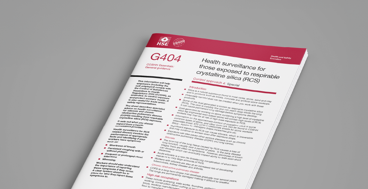 Health surveillance for silica (G404)
