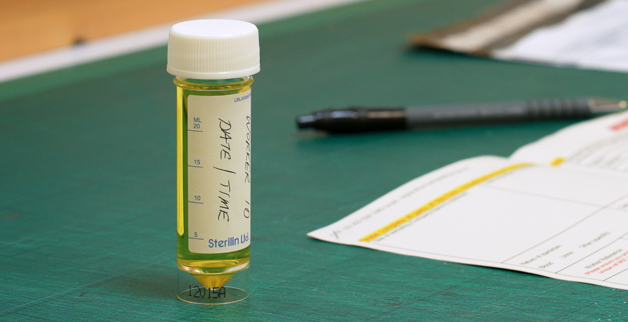 Urine sample bottle for Biological Monitoring Isocyanates Test